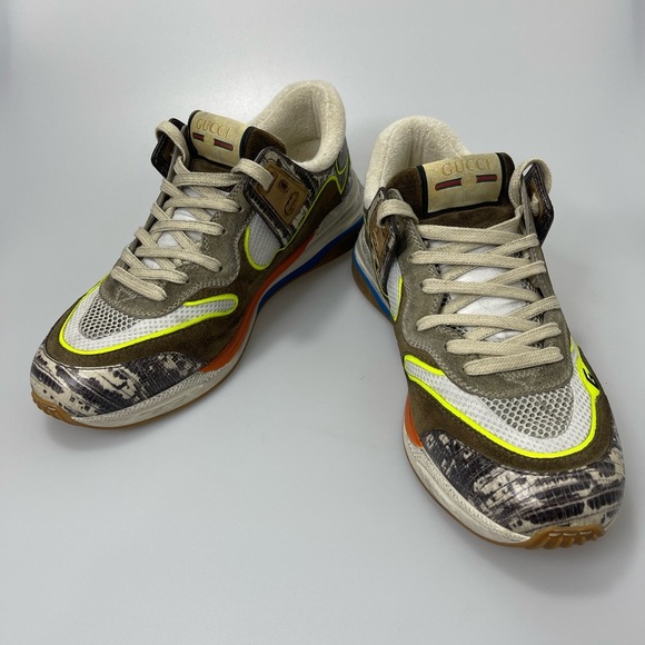 Gucci Ultra Space Multi-Color Low Top Sneakers Men’s G8/US 9 $870. - Picture 1 of 8